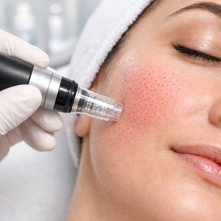 Microneedling treatment at Nikoo Aesthetics